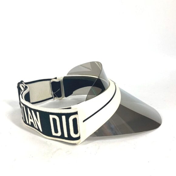 Dior CHRISTIAN DIOR CLUB logo hat Sun visor Plastic White main image 4